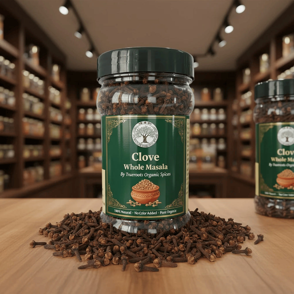 Trueroots Organic Spices 100% Pure Natural Clove (Laung) Whole Masala - Trueroots Organic spices