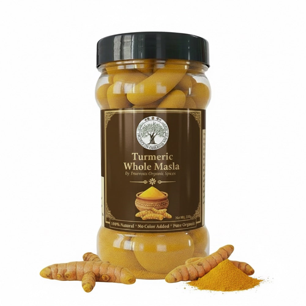 Trueroots Organic Spices Turmeric Whole Masala | Haldi | Sabut