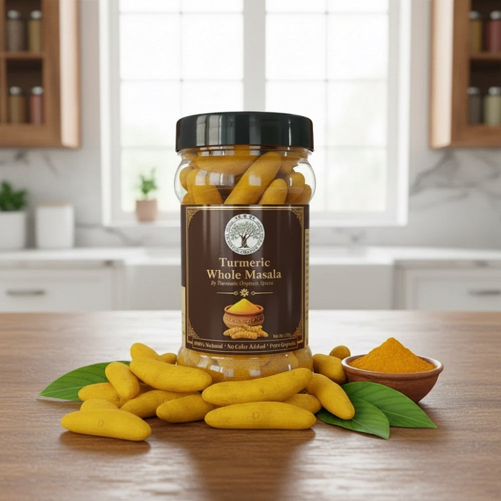 Trueroots Organic Spices Turmeric Whole Masala | Haldi | Sabut