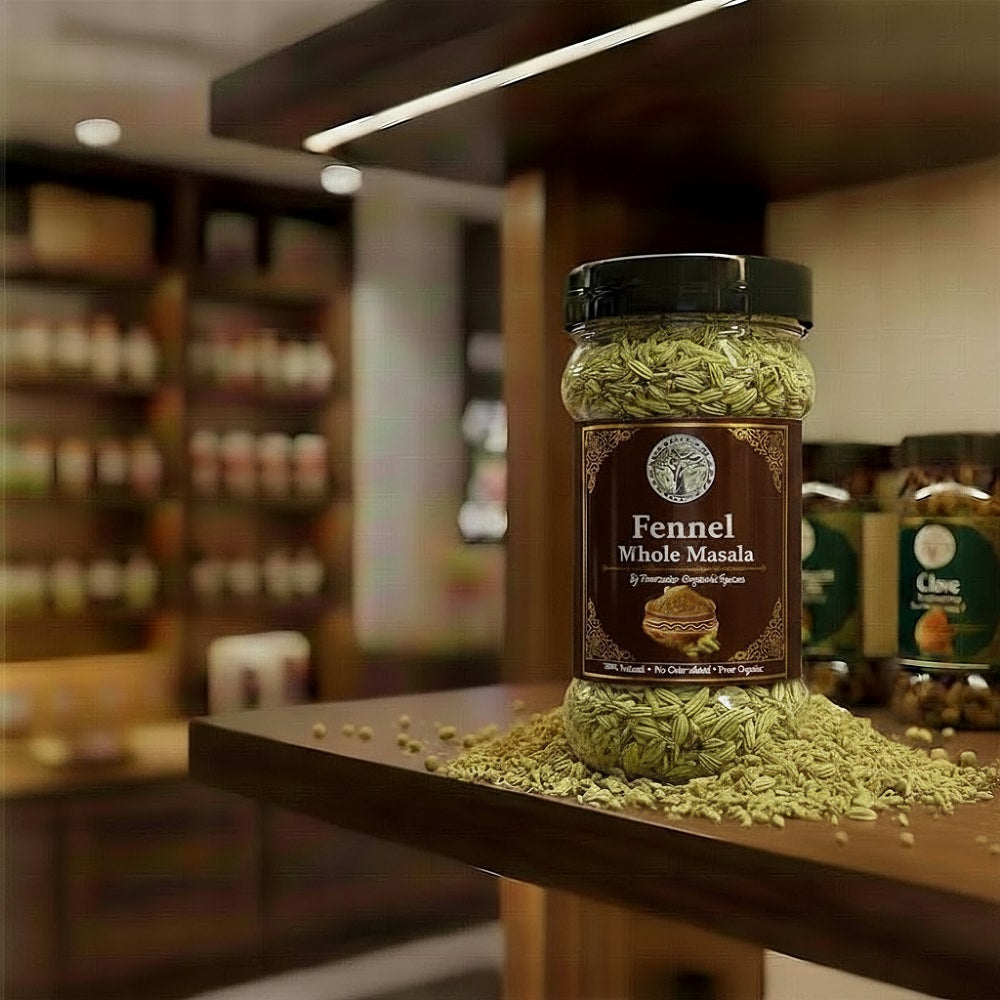 Trueroots Organic Spices Fennel Whole Masala | Saunf | Sabut