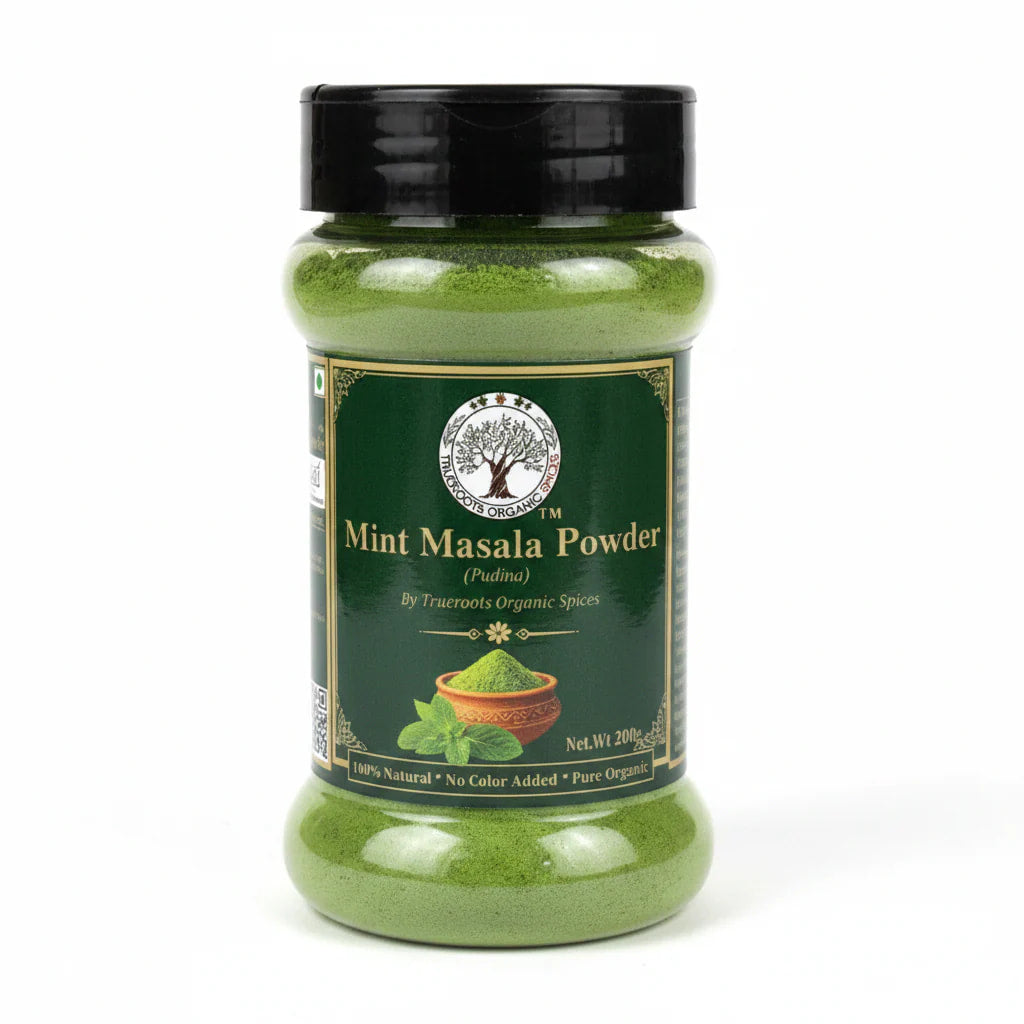Trueroots Organic Spices 100% Pure Natural Mint Masala Powder