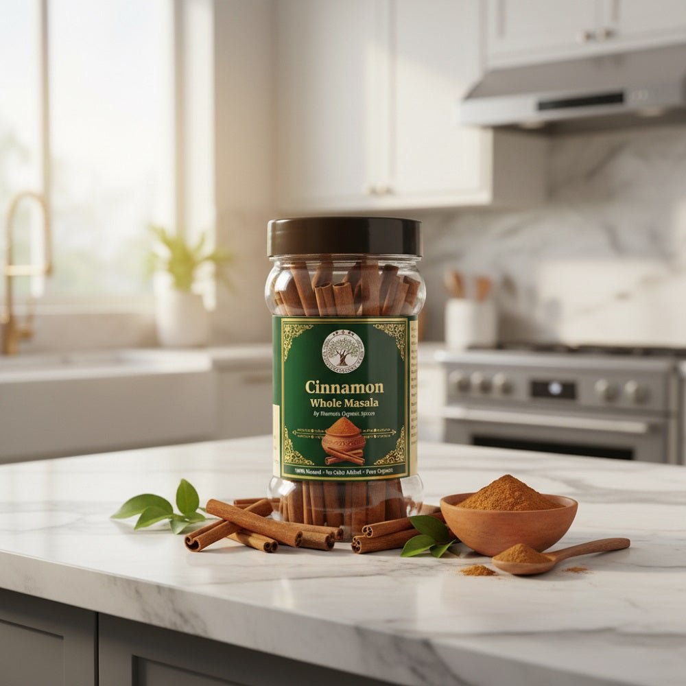 Trueroots Organic Spices 100% Pure Natural Cinnamon (Dalchini) Whole Masala 80g - Trueroots Organic spices