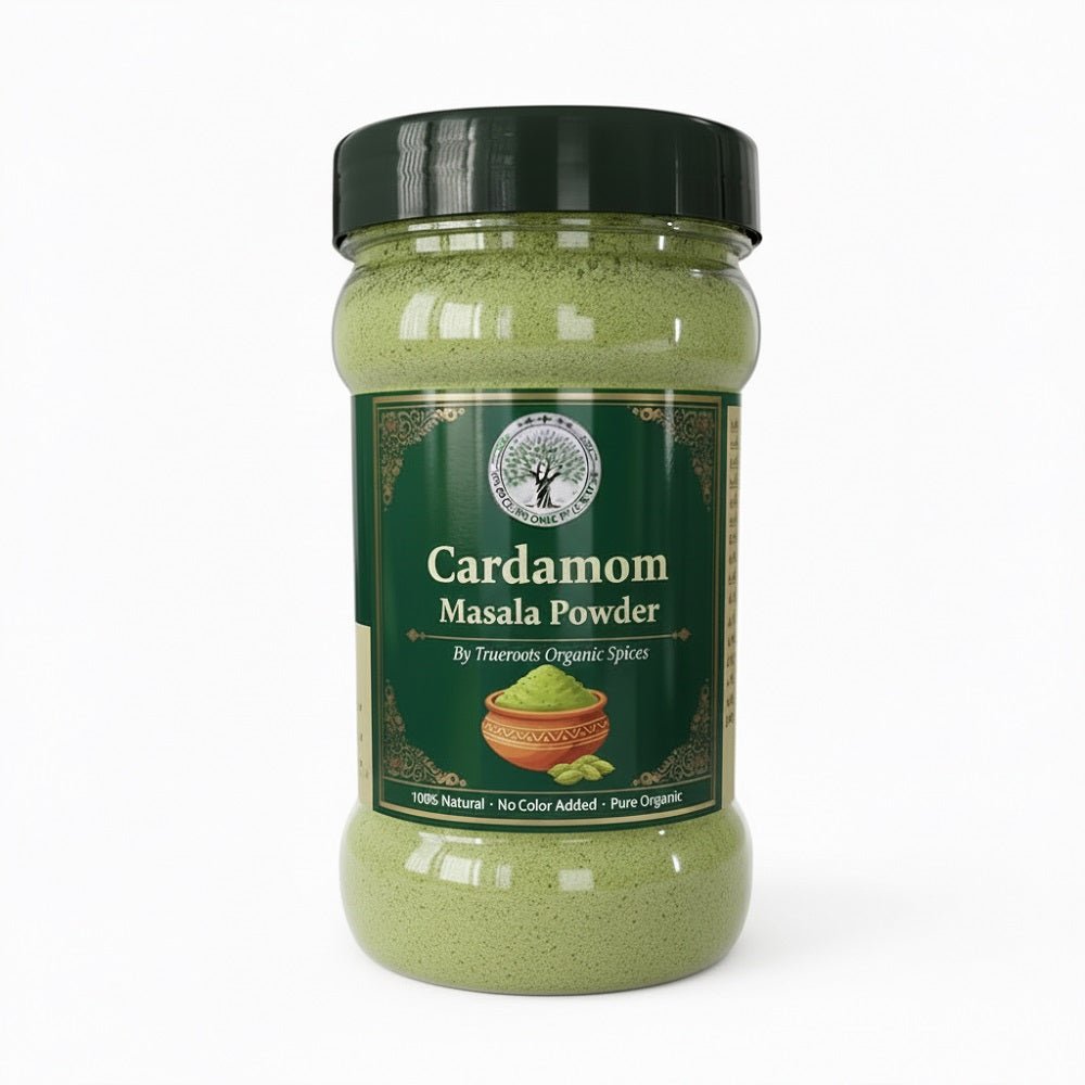 Trueroots Organic Spices 100% Pure Natural Cardamom (Elaichi) Masala Powder - Trueroots Organic spices
