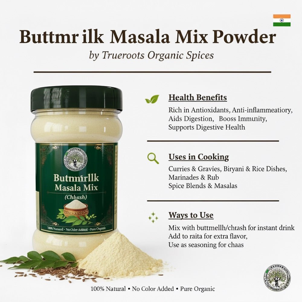 Trueroots Organic Spices Buttermilk Masala Mix Powder - Trueroots Organic spices