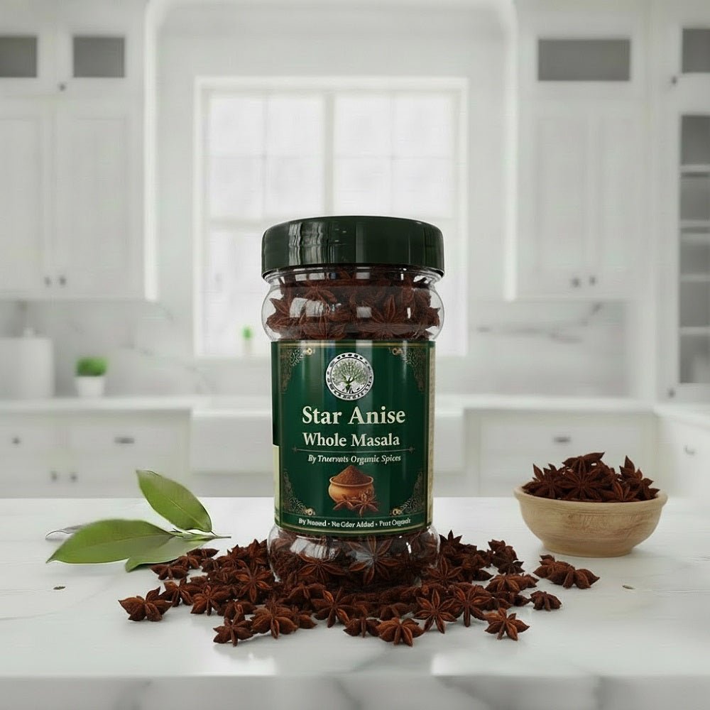 Trueroots Organic Spices 100% Pure Natural Star Anise Whole Masala - Trueroots Organic spices