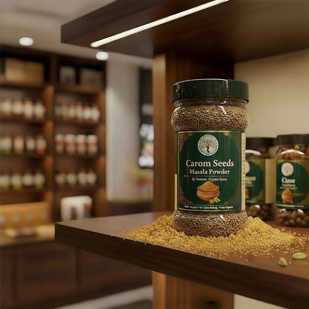 Trueroots Organic Spices 100% Pure Natural Carom Seeds (Ajwain) Masala Powder - Trueroots Organic spices