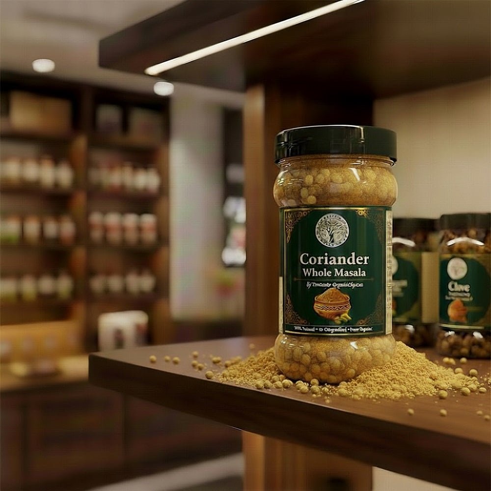 Trueroots Organic Spices 100% Pure Natural Coriander Whole Masala - Trueroots Organic spices