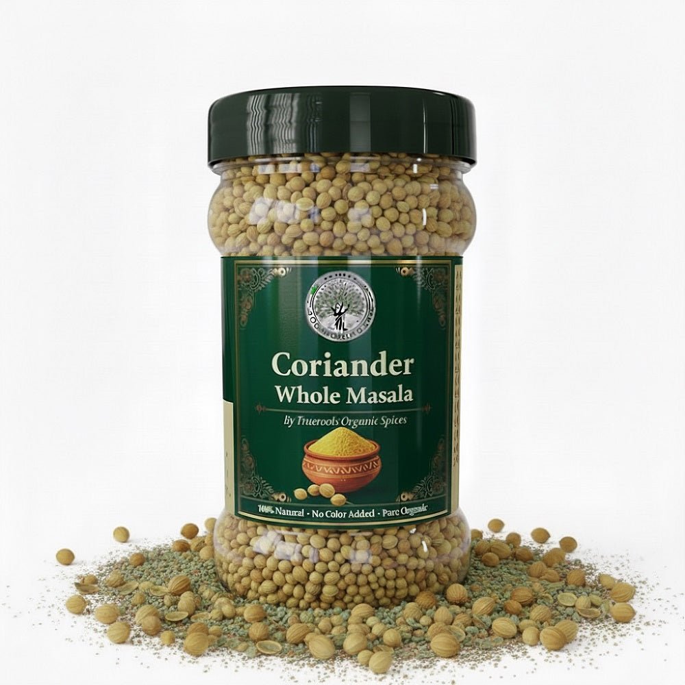 Trueroots Organic Spices 100% Pure Natural Coriander Whole Masala - Trueroots Organic spices