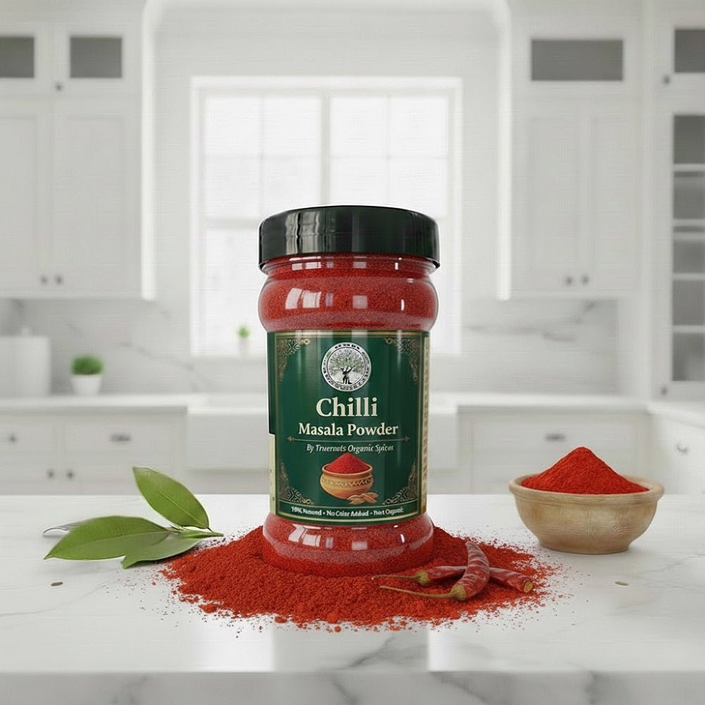 Trueroots Organic Spices 100% Pure Natural Chilli Masala Powder - Trueroots Organic spices