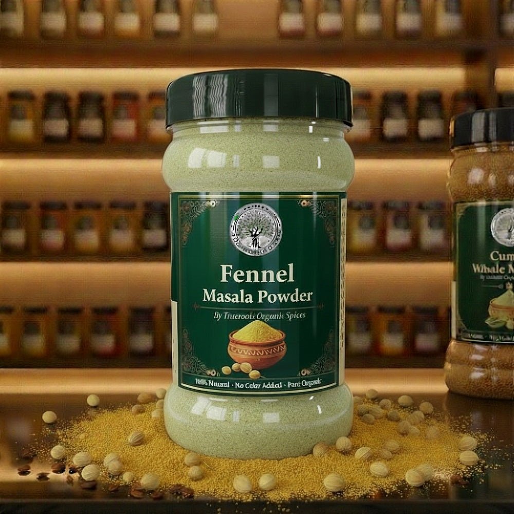 Trueroots Organic Spices 100% Pure Natural Fennel (Saunf) Masala Powder - Trueroots Organic spices