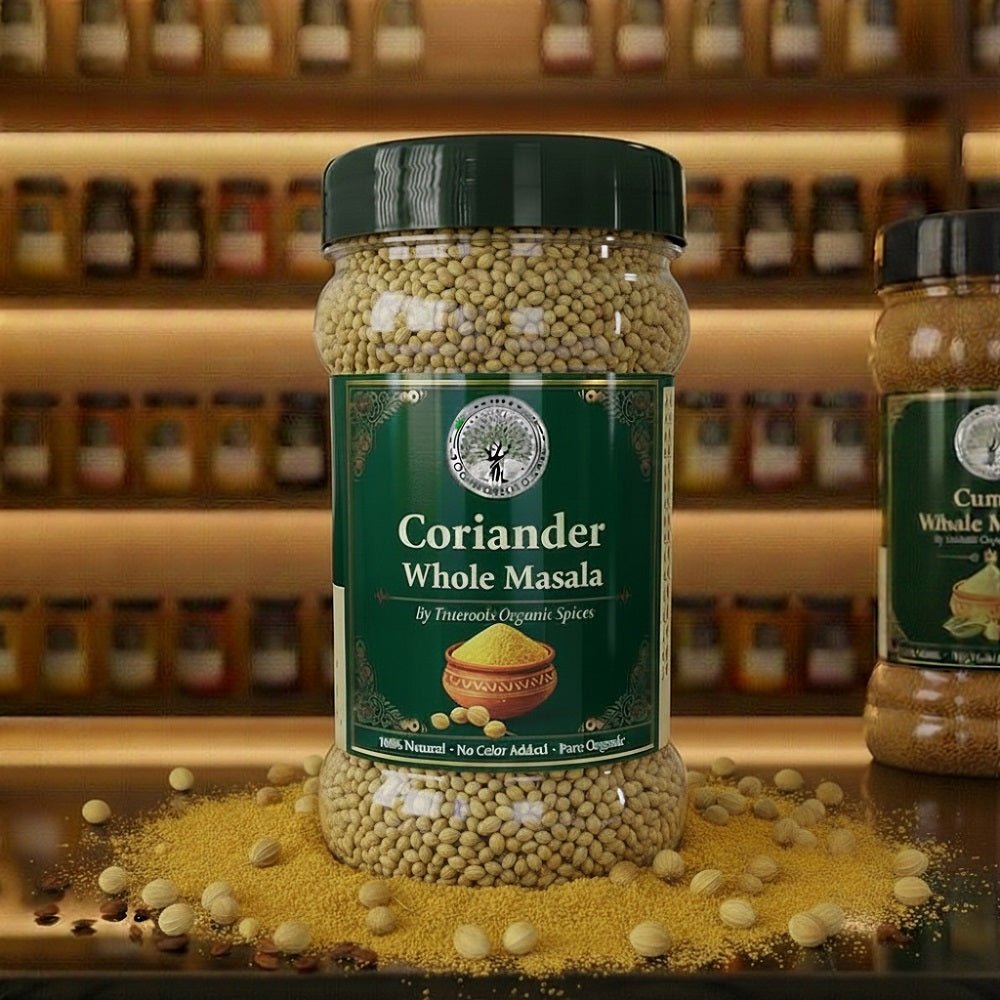 Trueroots Organic Spices 100% Pure Natural Coriander Whole Masala - Trueroots Organic spices
