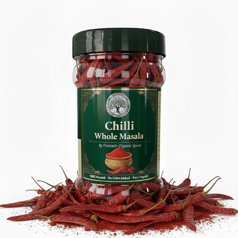 Trueroots Organic Spices 100% Pure Natural Chilli Whole Masala - Trueroots Organic spices