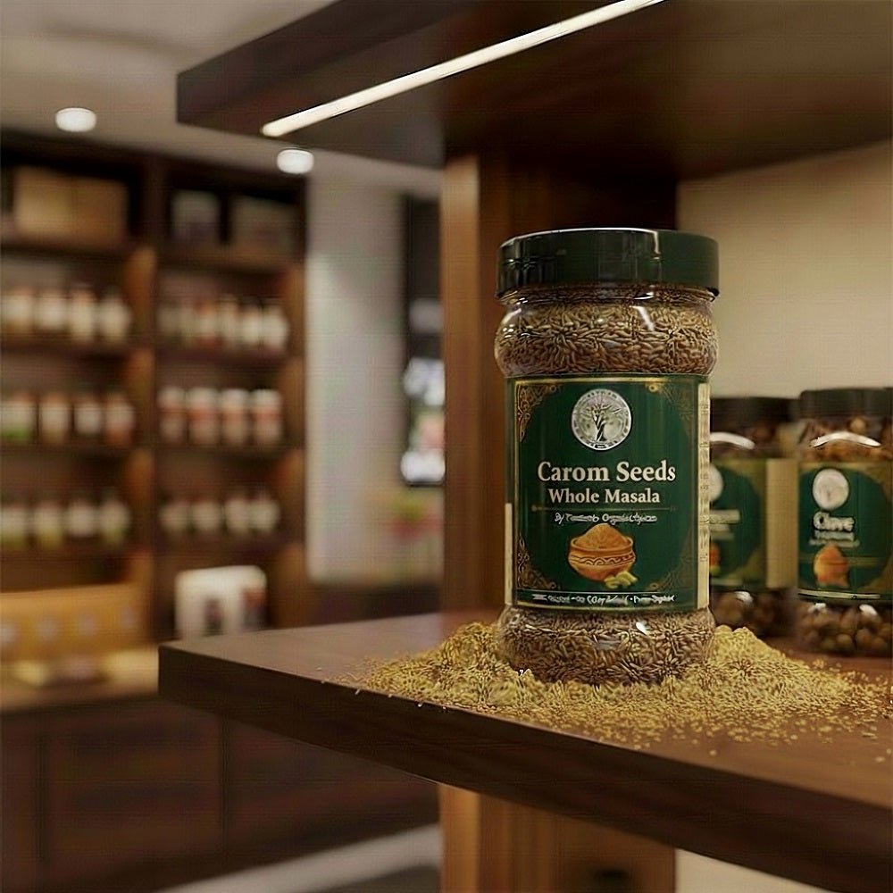 Trueroots Organic Spices 100% Pure Natural Carom Seeds (Ajwain) Whole Masala - Trueroots Organic spices