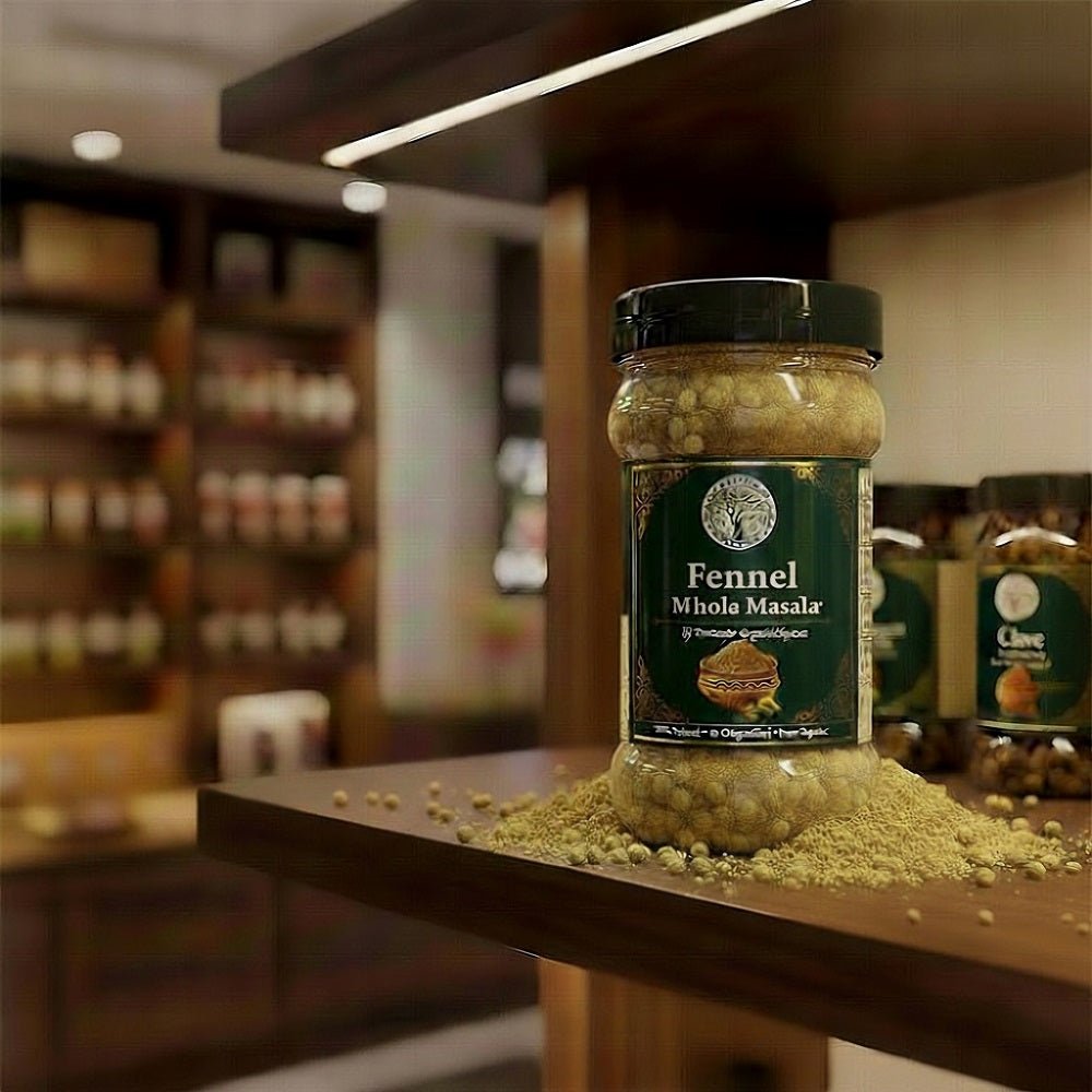 Trueroots Organic Spices 100% Pure Natural Fennel (Saunf) Whole Masala - Trueroots Organic spices