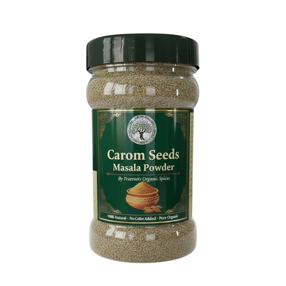 Trueroots Organic Spices 100% Pure Natural Carom Seeds (Ajwain) Masala Powder - Trueroots Organic spices